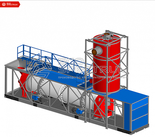 Инсинератор HURIKAN 1000 R