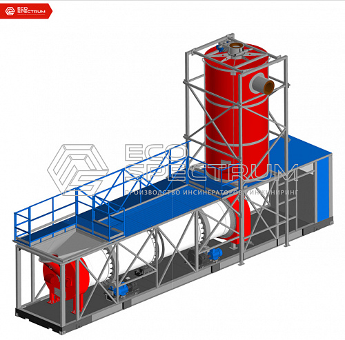 Инсинератор HURIKAN 1000 R