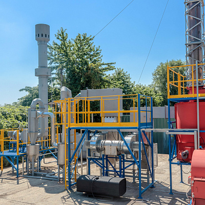 Роторный инсинератор HURIKAN 200 R