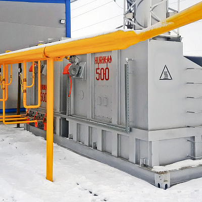 Инсинераторы серии HURIKAN (УРАГАН) 500 газовые горелки