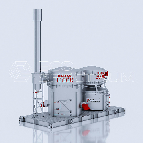Инсинератор HURIKAN 3000 C 0,5