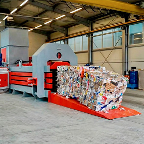 Горизонтальный гидравлический пресс EcoPress