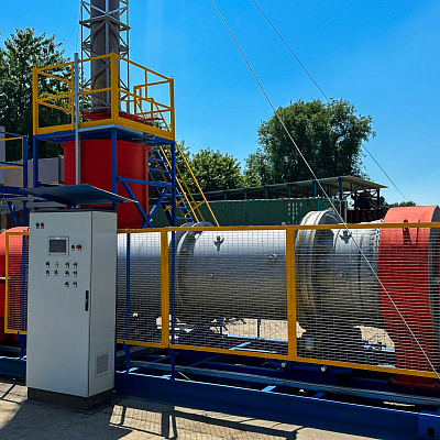 Роторный инсинератор HURIKAN 200 R с системой газоочистки