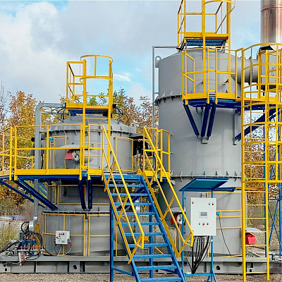Циклонный инсинератор HURIKAN С 1.5