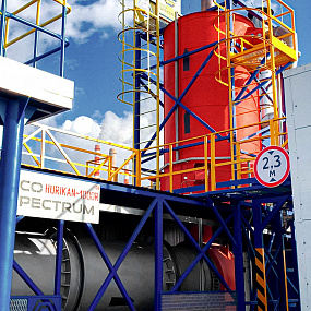 Роторный инсинератор HURIKAN 1000 R