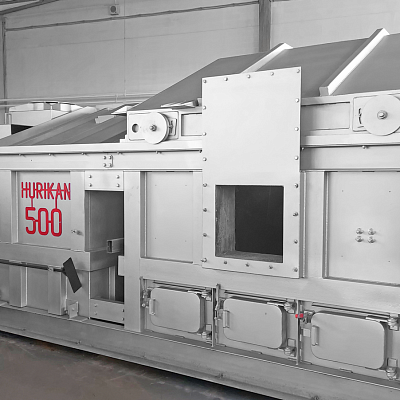 Инсинератор HURIKAN 500  с фронтальным окном загрузки