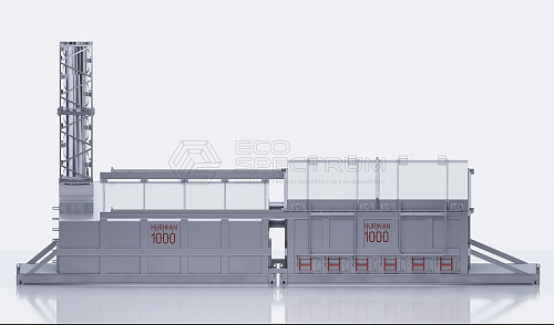 Инсинератор HURIKAN 1000