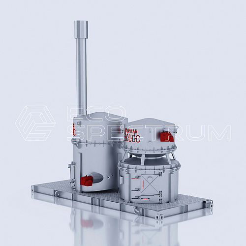 Инсинератор HURIKAN 3000 C 0,5