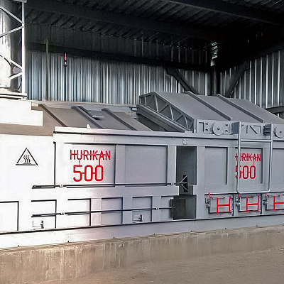 Инсинераторы серии HURIKAN (УРАГАН) 500 под навесом
