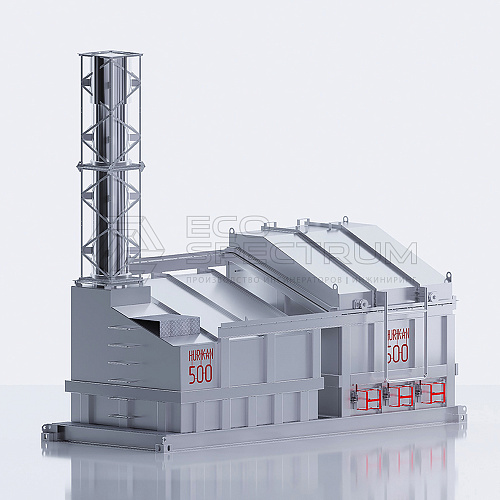 Инсинератор HURIKAN 500