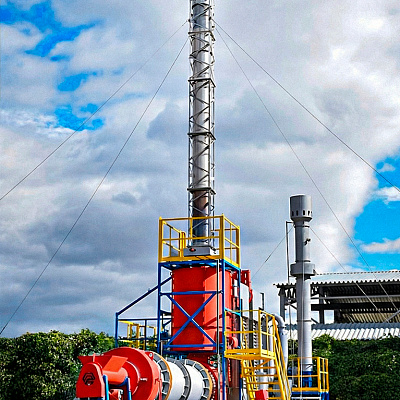 Роторный инсинератор HURIKAN 200 R с системой газоочистки