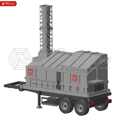 Инсинератор HURIKAN 500