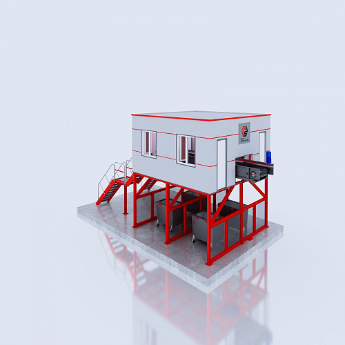 Сортировочный комплекс Closed sorting cabin
