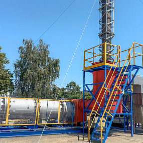 Роторный инсинератор HURIKAN 200 R
