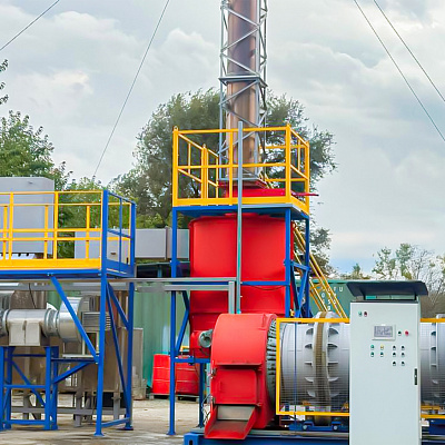 Роторный инсинератор HURIKAN 200 R